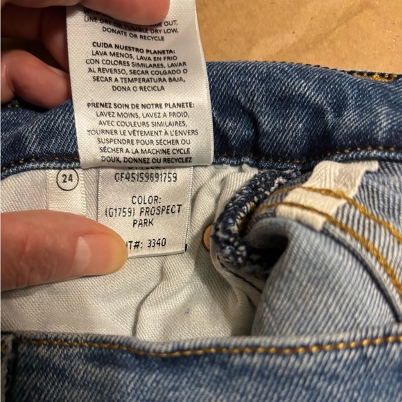 GRLFRND The Piper Super High Rise Stretch Slim Jeans Sz 24 In Prospect Park NWT- - Picture 9 of 9